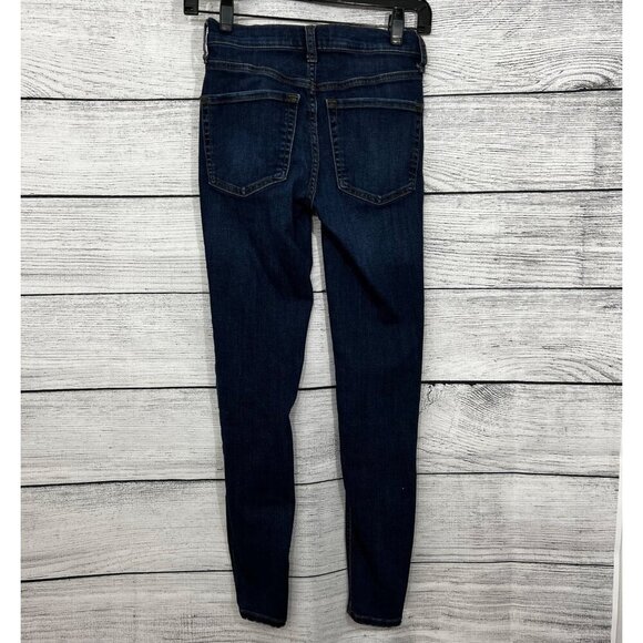 Free People Distressed Denim Jeans, Size 24 - Picture 3 of 6